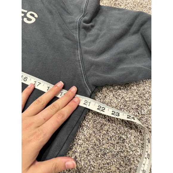 anine bing city love slogan print cotton jersey sweatshirt XS - Picture 6 of 9